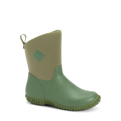 Abbildung von Muck Boot Muckster II Mid Damen Grün/Rosen Druck 38