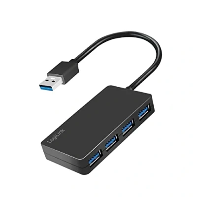 Abbildung von LogiLink USB 3.2 (Gen1) 4 Port Hub mit Überstrom und Überspannungsschutz
