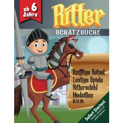 Abbildung von Ritter Schnitzeljagd Schatzsuche Kindergeburtstag ab 6 Jahren: die Mission der mutigen Geburtstagsrunde „Mutig gegen Ungerechtigkeit“ Erobert Schätze zurück! (Bravo Schatzsuche)