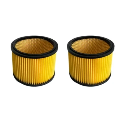 Abbildung von Trade Shop 2X Rund Filter/Falten Filter/Patronen Filter Ersatz für Einhell TE VC 2230 SA 2340 SAC Trockensauger