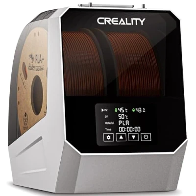 Abbildung von Creality Space Pi Filament Trockner Plus, 2 Rollen 3D Drucker Trockenbox mit PTC Heizgerät, 360 Schnelles Heizen, Dehydrator Aufbewahrungsbox Ventilator für PLA PETG ABS TPU Nylon