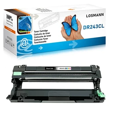 Abbildung von LOSMANN 1x Trommel kompatibel für Brother DR 243CL BK/C/M/Y MFC L3770CDW L3750CDW HL L3230CDW L3210CW L3710CW DCP L3550CDW L3730CDN L3510CDW L3270CDW L3517CDW