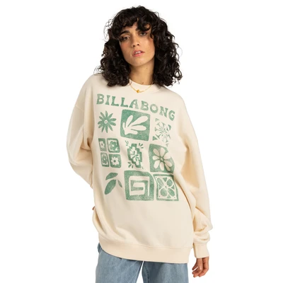 Abbildung von Billabong RIDE IN Sweatshirt, Damen, Größe: Large, Wcp