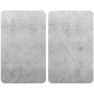 Abbildung von Herdabdeckplatten Universal Beton 2er Set