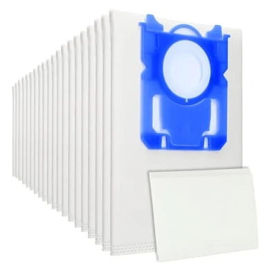 Abbildung von 20 Staubsaugerbeutel für AEG UltraSilencer ÖKO USGREEN+ + 2 Filter von Microsafe®