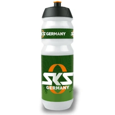 Abbildung von SKS GERMANY BIO BOTTLE LARGE 750 ml Trinkflasche (Umweltfreundlich aus Zuckerrohr, für alle gängigen Flaschenhalter, 100% recyclebar, Auslaufsicher, BPA frei, abnehmbarer Deckel)
