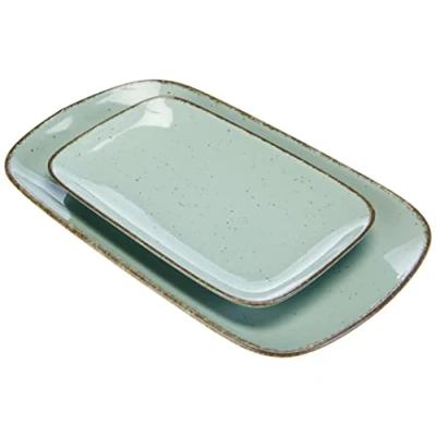 Abbildung von Ritzenhoff &amp; Breker Servierplatten Set Casa, 2 teilg, 24x15,5 cm und 33x20 cm, Creme