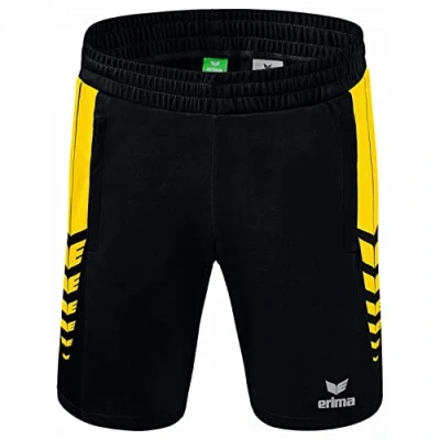 Abbildung von Erima Fussball Teamsport SIX Wings kurze Sporthose, Herren, Größe: Large, Schwarzgelb
