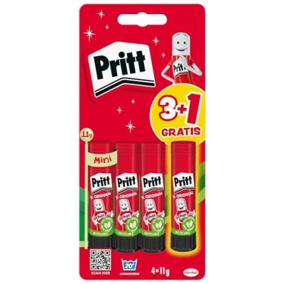 Abbildung von Pritt Klebestift &quot;Alles steht Kopf 2&quot;, Set mit 2 x 22g Klebestiften und Tattoos, sicherer kinderfreundlicher Kleber für Kunst Bastelarbeiten, starker Klebstoff die Schule, 9H PBS6B