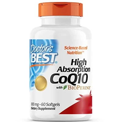 Abbildung von Doctor&#039;s Best, High Absorption CoQ10 mit Bioperine (Coenzym Q10), 100mg (Weichkapseln, 60, stück)