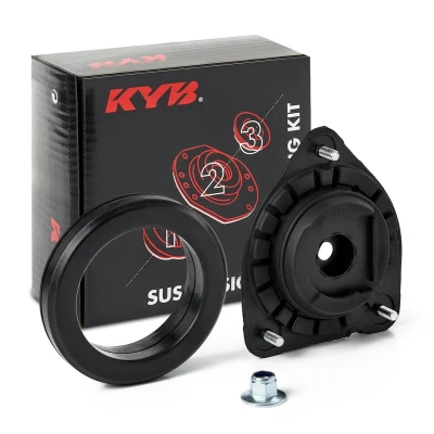 Abbildung von KYB SM1533 Reparatursatz, Federbeinstützlager Vorderachse Suspension Mounting Kit RENAULT: LAGUNA 3 Grandtour,