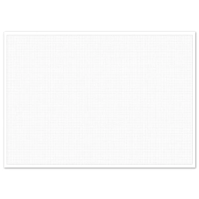 Abbildung von Karierte Schreibtischunterlage zum Beschreiben und skizzieren I DIN A3 40 Blatt Abreißen Mathematisches Papier mit Linienstruktur für Büro Schule dv_930