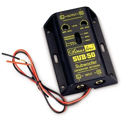 Abbildung von Sinuslive SUB 50 aktive Subwooferweiche, 13323, Black
