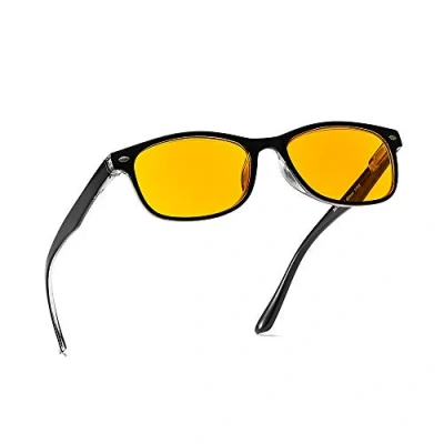 Abbildung von Suertree blaulicht Brille 95% Anti Lesebrille Gelbe UV Schutz Computerbrille Game für PC 2.0X BM163
