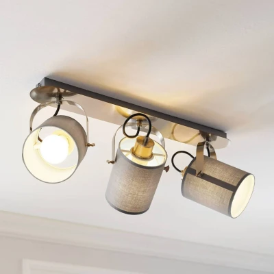 Abbildung von EGLO Deckenspot »VILLABATE«, 3 flammig, Leuchtmittel E27 wechselbar ohne Leuchtmittel, Deckenlampe