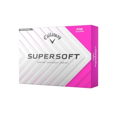 Abbildung von Callaway Golf Supersoft Golfball 2025, Rosa
