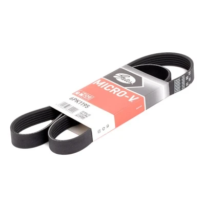 Abbildung von GATES 6PK1195 Keilrippenriemen 1195 6 Polyester, EPDM (Ethylen Propylen Dien Kautschuk) RoadMax Value Line RENAULT: MEGANE 3 Grandtour kfzteile,