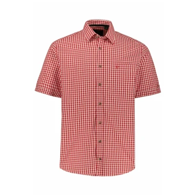 Abbildung von JP 1880 Herren große Größen Übergrößen Menswear L 8XL Hemd, Tracht, Halbarm, Kent Kragen, Modern Fit Salsa 4XL 723283530