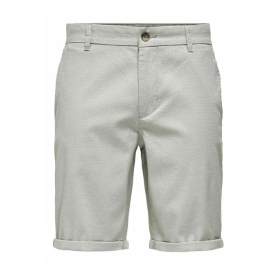 Abbildung von ONLY &amp; SONS Herren ONSPETER Dobby 0058 Shorts NOOS Chinoshorts, Limestone, S