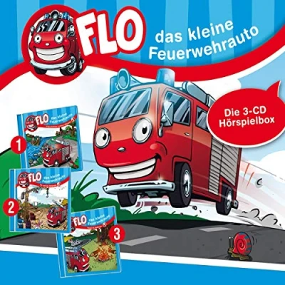 Abbildung von Flo das kleine Feuerwehrauto Die 3 CD Hörspielbox 1: