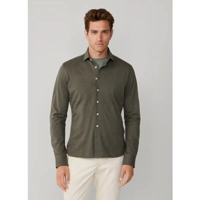 Abbildung von Hackett London Hemd, Herren, Größe: XXL, Stone green