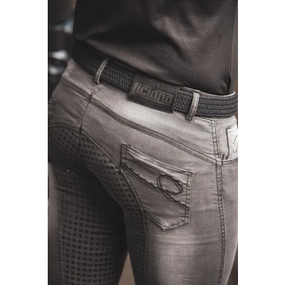 Abbildung von Harry&#039;s Horse Reithose Herren Liciano Denim Full Grip H48 Schwarz