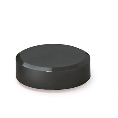 Abbildung von MAUL Facetterand Magnete MAULpro Ø29mm (20 Stück) Magnet aus bruchsicherem Kunststoff stark für Whiteboard und Magnettafel Ideal Büro, Homeoffice, Werkstatt Schwarz