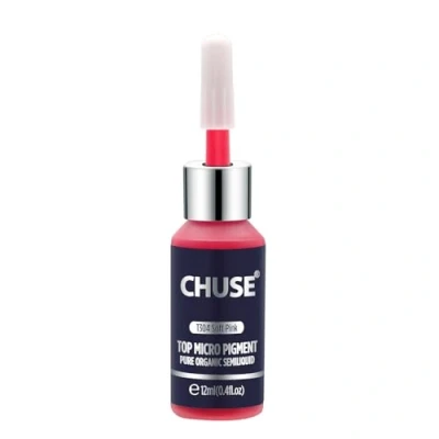 Abbildung von CHUSE T304 Weiches rosa Microblading Mikropigment dauerhafte Make uptätowierungs Tinten kosmetische Farbe ging SGS, DermaTest 12 ml (0.4fl.oz)