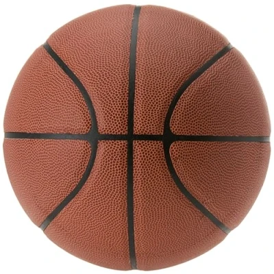 Abbildung von Amazon Basics Basketball aus Polyurethan Verbundmaterial, offizielle Größe, Braun