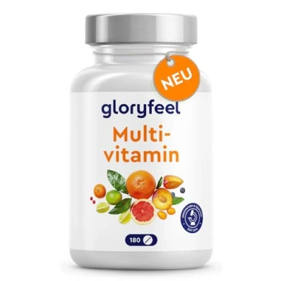 Abbildung von Multivitamin Tabletten Wertvolle Mineralstoffe &amp; alle A Z Vitamine im Komplex Halbjahresvorrat 180 kleine, leicht zu schluckende Immun Support* 100% Laborgeprüft