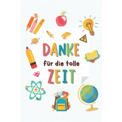 Abbildung von Danke für die tolle Zeit: A5 Notizbuch kariert als Geschenk Lehrer und Lehrerin Abschiedsgeschenk Geburtstagsgeschenk