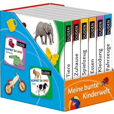 Abbildung von Duden 12+: Kennst du das? Meine bunte Kinderwelt (Würfel): 6 Mini Bücher