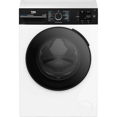 Abbildung von Beko BM3WFU3741R Waschvollautomat, Waschmaschine, 7 kg, EnergySpin, Schleuderwahl 1400 U/min, SteamCure Dampffunktion, allergikergeeignet, AquaWave Schontrommel, Weiß
