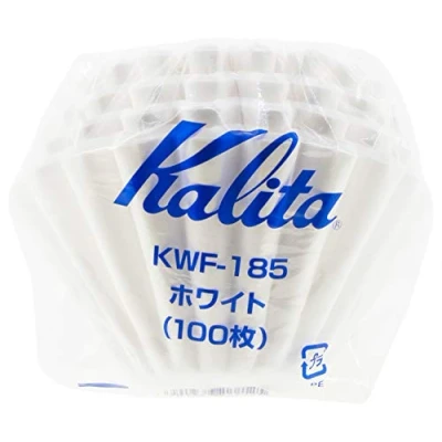 Abbildung von Kalita Wave Papier Kaffeefilter I größere Größe 185 100 Stück speziell über Tropfer hergestellt in Japan L, weiß