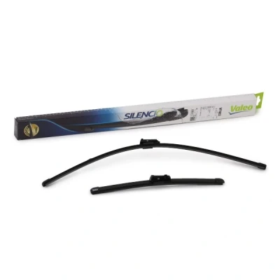Abbildung von Scheibenwischer Valeo Silencio X.trm, Flat Blade Set 574663 vorne Rahmenlos Top Lock OPEL: Mokka / X, KIA: Venga, HYUNDAI: ix20