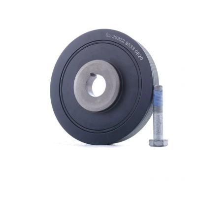 Abbildung von febi BILSTEIN 33785 Kurbelwellenriemenscheibe 6PK 158 5 mit Schraube Plus PEUGEOT: Partner I Van, 807, Boxer Minibus, FIAT: Ulysse II