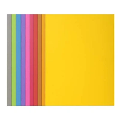 Abbildung von Exacompta 210001E 100er Pack Aktendeckel ROCKS aus extra starkem Karton für DIN A4 farbig sortiert Hefter ideal das Büro und Schule die mobile Organisation
