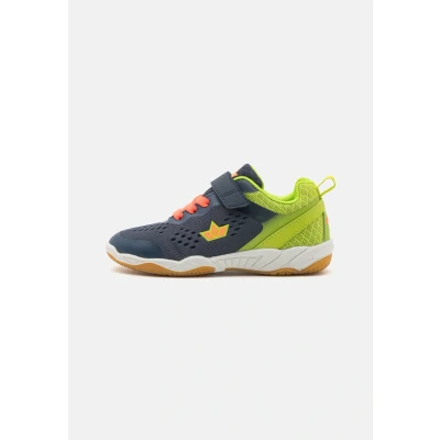 Abbildung von LICO KEY VS Hallenschuh Unisex Sneaker low für Kinder, Größe: 29, Navy/lemon/orange Schuhe
