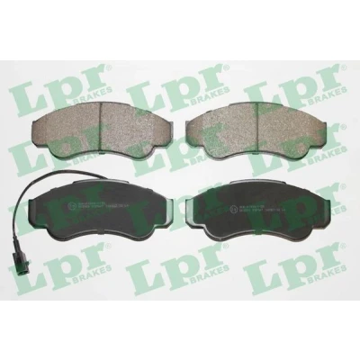 Abbildung von LPR 05P967 Bremsbelagsatz FIAT: Ducato II Platform/Chassis, Van, Minibus, PEUGEOT: Boxer Van