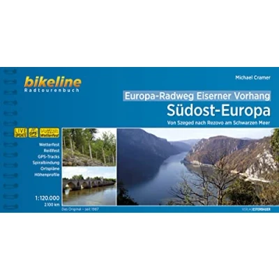 Abbildung von Europa Radweg Eiserner Vorhang / 5 Südost Europa: Von Szeged nach Rezovo am Schwarzen Meer, 1:120.000, 2.100 km