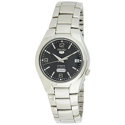 Abbildung von Seiko Herren Analog Automatik Uhr mit Edelstahl Armband SNK623K1