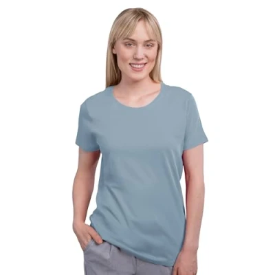 Abbildung von HRM Damen Luxury Roundneck Tee I Premium T Shirt Rundhalsausschnitt aus 100% Bio Baumwolle Basic bis 60C waschbar Hochwertige &amp; nachhaltige Oberteile