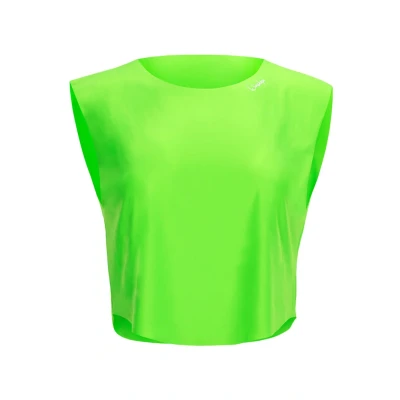 Abbildung von WINSHAPE Damen Functional Light Cropped Top Aet115 T Shirt, Neon grün, M EU