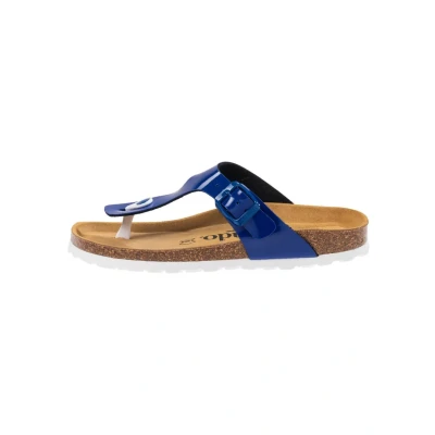 Abbildung von Palado KOS Zehentrenner, Damen, Größe: 36, Lack blau Schuhe