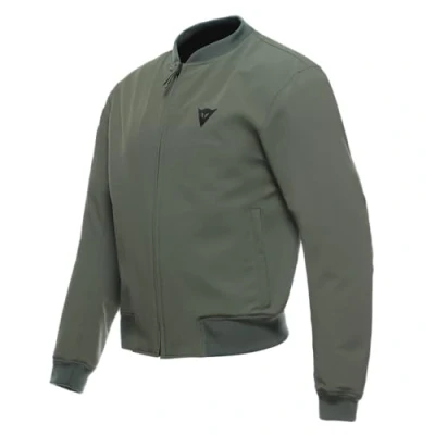 Abbildung von Dainese Bhyde No Wind Tex Jacket, Motorrad Bomberjacke, Winddichtes Und Wasserabweisendes Material, Weiche Schulter Ellbogenprotektoren, Motorradjacke Für Herren, Grün, 56