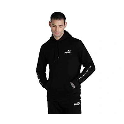 Abbildung von Puma TAPE Hoodie Sweatshirt, Herren, Größe: Small, Black