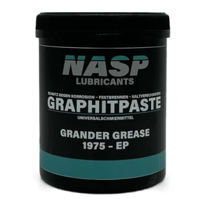 Abbildung von NASP® Graphitpaste Grafit Rostschutz Montagepaste Allzweckpaste Grander Grease 1975 EP Made in Germany 1Kg Dose