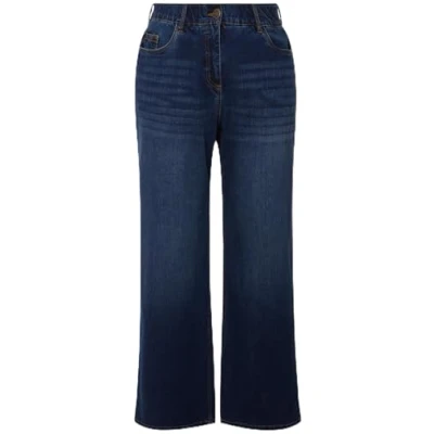 Abbildung von Ulla Popken Jeans Straight Leg, Damen, Größe: 44, Bleu jean