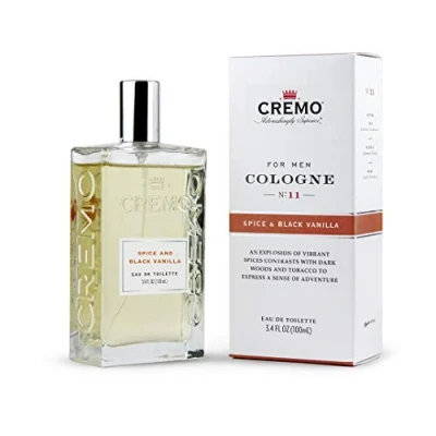 Abbildung von CREMO Eau de Toilette for Men 100ml Spice &amp; Black Vanilla Spicy perfume Geschenk für Männer