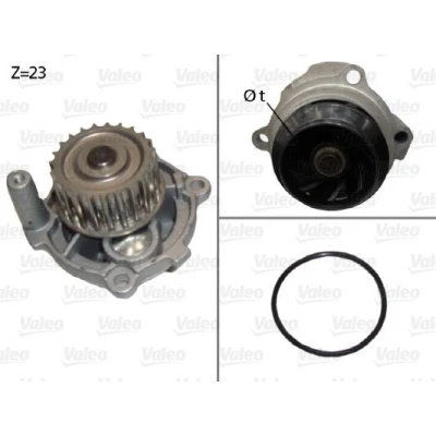Abbildung von VALEO 506790 Wasserpumpe mit Dichtungen ohne Deckel VOLKSWAGEN: Golf 6, 5, 4, AUDI: A3 Sportback, A4 B5 Avant, B6 Avant